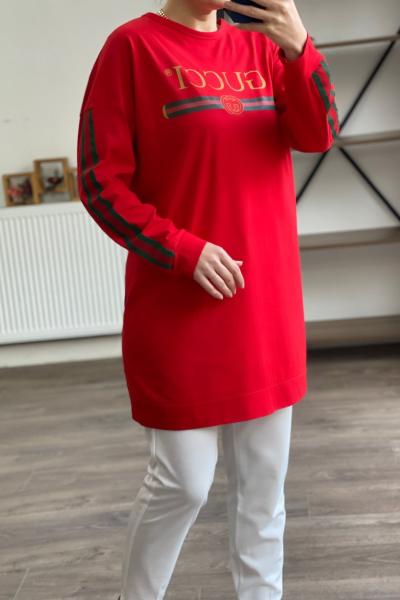 1848 Gucci penye tunik kırmızı