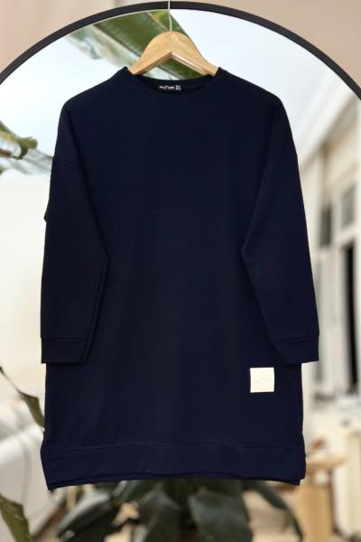 Armalı ikiiplik tunik Lacivert SLT30194