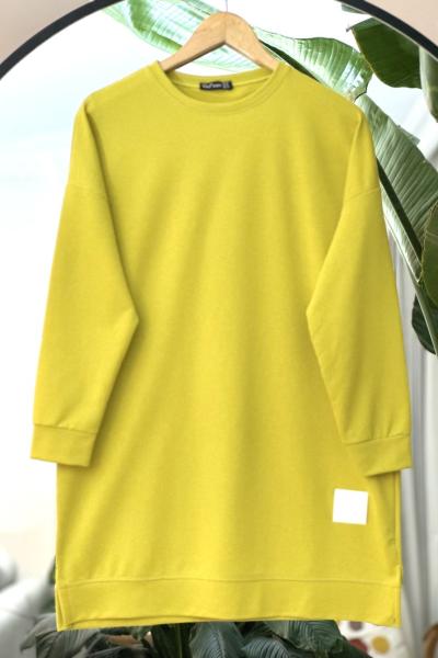 Armalı ikiiplik tunik Sarı SLT30194