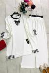 Ayrobin Kumaş Takım beyaz UMS991