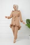 Ayrobin Kumaş takım camel  UMS966