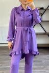 Ayrobin Kumaş takım  lila   UMS966