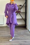 Ayrobin Kumaş takım  lila   UMS966