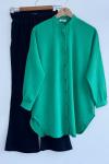 Ayrobin Kumaş  Tunik  Yeşil TBT30231