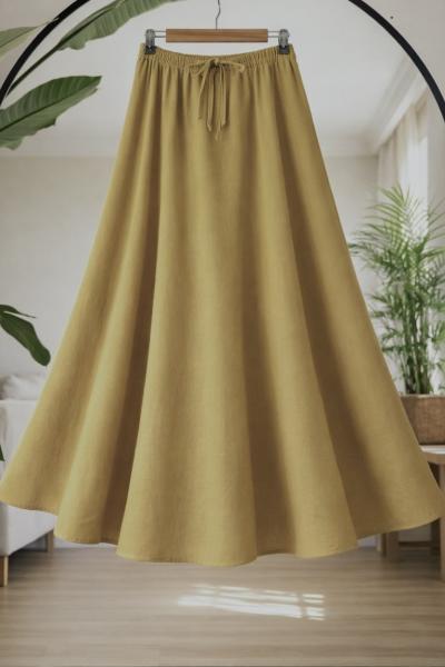 Bel lastikli keten  Etek Yağyeşil SLT30367