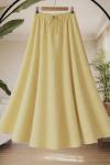 Bel lastikli keten  Etek sarı SLT30367