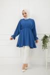 Bel Lastikli kiloş Tunik SaksTbt891