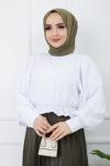 Bel lastikli Blüz Beyaz SLT981