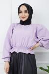 Bel lastikli Blüz Lila  SLT981