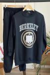 Berkeley baskı ikiiplik kumaş takım Siyah HBS3032