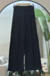 Bol paça bel lastikli oysho pantolon Siyah SLT30351