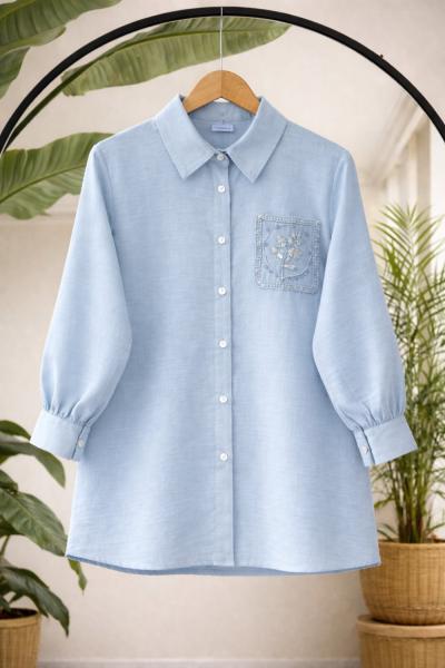 Cep işlemeli tunik Bebemavi  BK9551