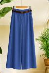 Çepli kemerli  Bolpaça Pantolon indigo HBS9040