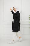 Cepli Kot ceket Siyah  SHR871