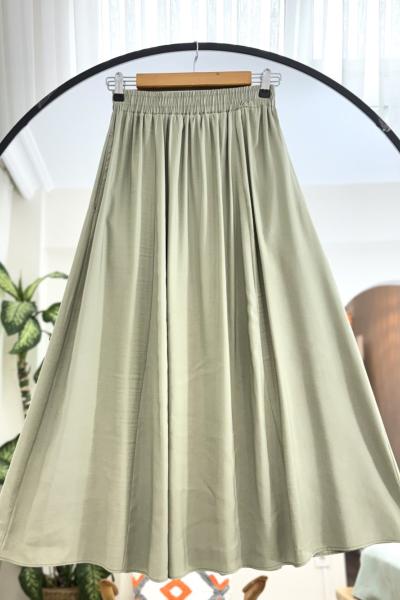Cepli  Tensel Kumaş Kiloş Etek mintyeşil  NB4519