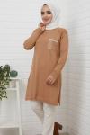 Cepli Triko Tunik  camel NFS14404