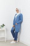Cepli Yumoş Triko Hırka İndigo NFS7039