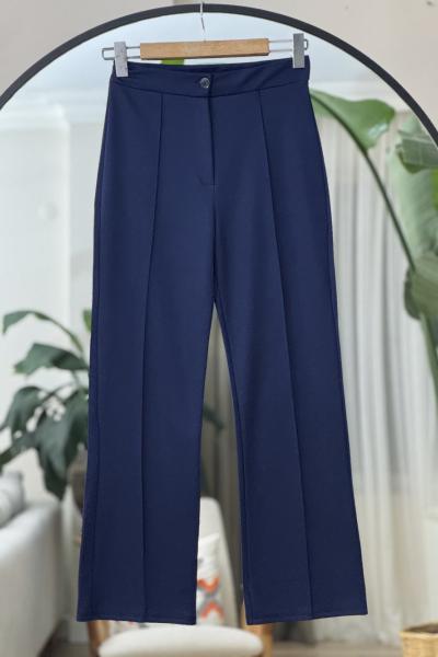 Çimalı Boru paça pantolon Lacivert SLT30516