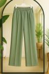 Çimalı bellastikli Cepli Bolpaça Pantolon Yeşil TCN40141