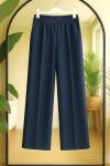 Çimalı bellastikli Cepli Bolpaça Pantolon Lacivert TCN40141
