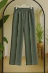 Çimalı bellastikli Cepli Bolpaça Pantolon Haki TCN40141