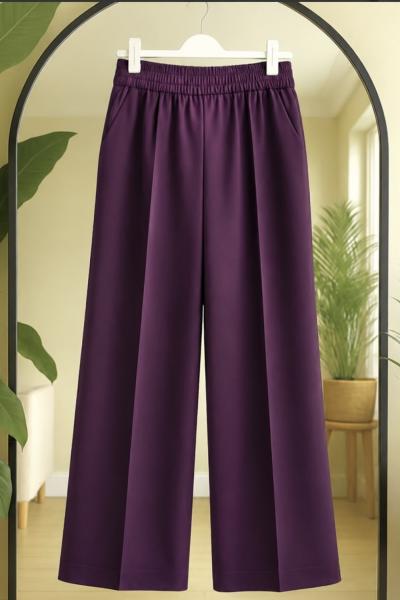 Çimalı Cepli Bolpaça Pantolon mürdüm TCN40141
