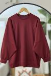 Çimalı Salaş Kol oyso Tunik Bordo BK9512