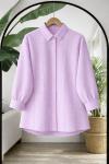 Dikiş Detaylı Tunik Lila DS2063
