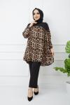Dokuma Ayrobin Kumaş Takım Leopar  UMS995