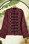 Etnik desen   Çeket  Bordo SL7522