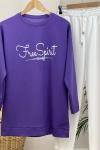 Freespirit baskılı tunik Lila SLT3007
