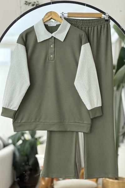 Gömlek Yaka oysh Takım Yeşil UMS50314