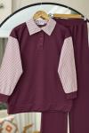 Gömlek Yaka oysh Takım  BordoUMS50314