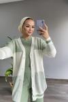 İçlikli üçlü triko takım Mint_ekruTCN1242