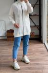 İki iplik kapşonlu sweatshirt slt 1514