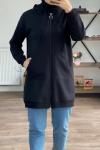 İki iplik kapşonlu sweatshirt slt 1514