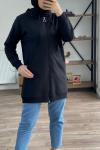 İki iplik kapşonlu sweatshirt slt 1514