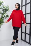 İki iplik tunik  Kırmızı TBT3003