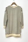 İki iplik siyah çizgili tunik SLT30133