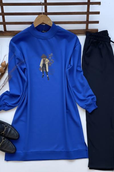 İnsan figürlü tunik saks ADS3024