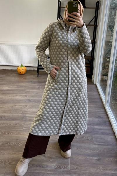 Kapitone Kumaş Kap BEJ HBS810