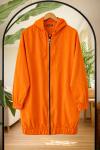 Kapşonlu ceket turuncu  1135