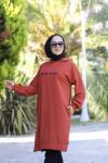 Kapşonlu  Tunik Tarçın  hbs728