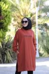 Kapşonlu  Tunik Tarçın  hbs728