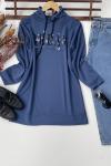 Kapşonlu  DREAM Tunik İndigo  SLT3013