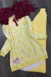 Kareli Triko Takım sarı  TCN1233