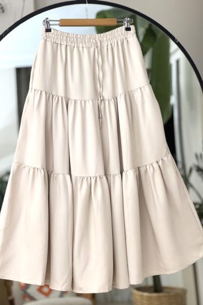 Katkat cepli  Bağcıkçı   Etek Bej TCN4099