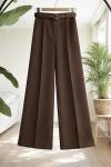Kemerli Bol pantolon Kahverengi SLT8073