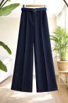 Kemerli Bol pantolon Lacivert SLT8073