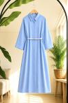 Kemerli tam boy Tunik Kap Bebemavi  BK9579